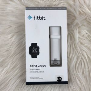 Fitbit Versa Classic Band  White Large
